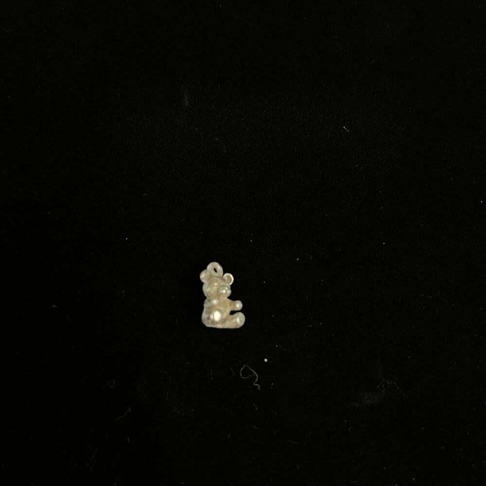 James Avery Retired Sterling Silver Teddy Bear Charm Cut Loop